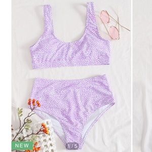 Dalmatian High Waisted Bikini